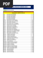 Lista de Precios Febrero 2024