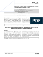 Novos Projetos Pedagógicos - (Etfrn e Cefet-Rn) - Entre o Pensar e o Fazer