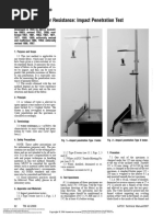 AATCC 42 2000 (2007) Water Resistance Impact Penetration Test