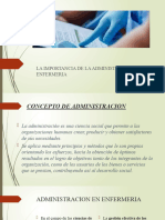 Enfermeria y Administracion