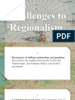 Midterm 1.2 Challenges To Regionalism