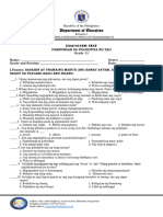 Grade 11 - Pilisopiya - Diagnostic Test