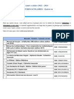 Liste Fournitures Scolaires CM2 2023 2024 1