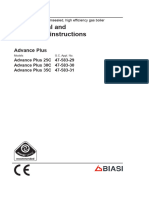 Advance Plus Combi - User Manual