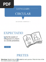 Let'S Learn: Circular Permutation