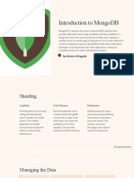 Introduction To MongoDB