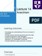 Lecture 14, Anarchism-2