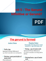 GERUNDS Further Details