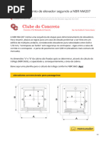 Dimensionamento de Elevador Segundo A NBR NM207 Com Planilha