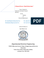 Report of IoT Based Power Theft Detection System (01 Suit)