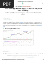 How Average True Range (ATR) Can Improve Your Trading Stop Loss With ATR