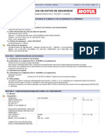 Hoja de Seguridad Motol 5W-40