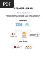 Ai Project Logbook: Resource For Students