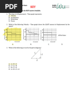 Physics 11 Mock Key 2023