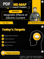 Magnetic Effects of Electric Current - Class Notes - Mind Map - Class 10th