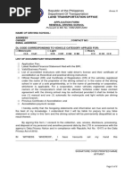 Annex H Renewal Application Form DS VDM