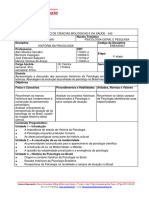 1 Etapa - Plano de Ensino - Historia Da Psicologia - 2º Semestre de 2023 (1)