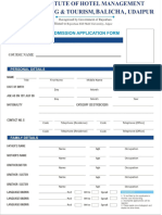 Admission Form