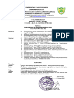 SK Observer Dan Jadwal Observasi