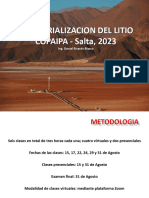 Capacitación COPAIPA Industria Del Litio, Ago 2023