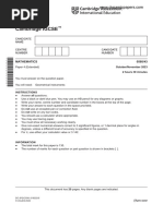 Cambridge IGCSE: MATHEMATICS 0580/43