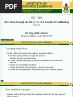 NUT 565 Lecture 3 IYCN Lactation