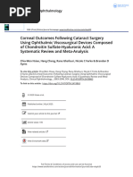 Corneal Outcomes Following Cataract Surgery Using Ophthalmic Viscosurgical Devices Composed of Chondroitin Sulfate-Hyaluronic Acid A Systematic Revie