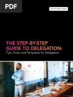 Niagara Institute - Guide To Delegation