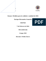 Ensayo - Medidas para La Calidad y Cantidad de SIM