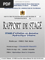 Rapport de Stage Assainissement