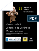 Memoria Del 2 Congreso de Ceramica Meso