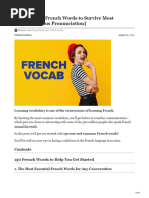 Easy French Words