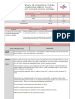 Planeación Segundo Secundaria Semana 14