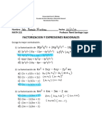 Factorizacion (Seleccion Multiple)