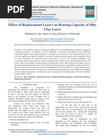 Effect of Replacement Layers On Bearing Capacity of Silty Clay Layer