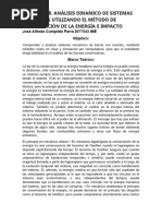 Practica 6. Análisis Dinamico de Sistemas Mecanicos Utilizando El Método de Conservación de La Energía e Impacto