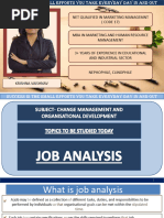 Job Analysis Module 1