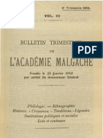 Bulletin de L'académie Malgache III, 3 - 1904