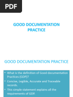 Good Documentation Practice 20-06-2014