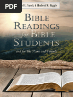 Bible Readings For Bible Students