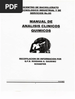 Manual y Actividades Quimica Clinica