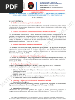 Solucionario - Prueba de Repaso de Auxiliatura Previo Al 1er Examen Parcial Met107 - 2023