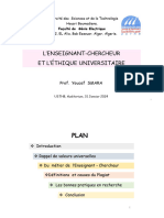 Smara - Lenseignant Et Lethique Unversitaire 31-01-2024