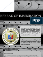 Bereau of Immigration.