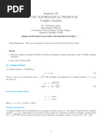 Complex Analysis