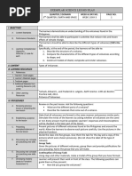 Exemplar Science Lesson Plan: Grade Level Quarter / Domain Week & Day No. Page No