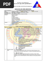 2ND Sangguniang Kabataan Regular Meeting - Minutes of The Meeting