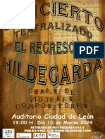 Programa de Mano "El Regreso de Hildegarda"