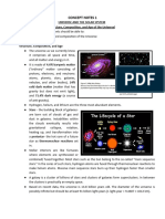Earth Science Lesson Solar and Universe Concept Notes 1 8