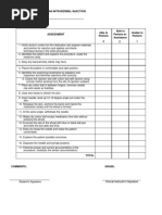 Im, Id Injection Checklist